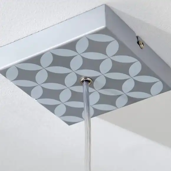 Dunelm Geometric Tile 1 Light Pendant Ceiling Fitting 4 Dunelm Geometric Tile 1 Light Pendant Ceiling Fitting - Image 4