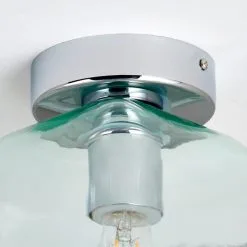 Dunelm Lucia Green Bathroom 1 Light Flush Ceiling Fitting -Dunelm Lights Sales 30789861 alt03