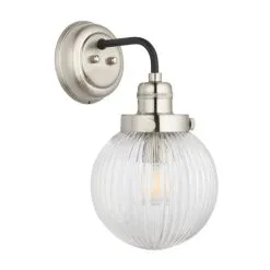 Dunelm Broden Ribbed Chrome Wall Light -Dunelm Lights Sales 30789885 alt05