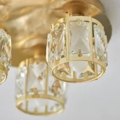 Dunelm Kylie Bathroom 3 Light Flush Ceiling Fitting -Dunelm Lights Sales 30789887 alt02