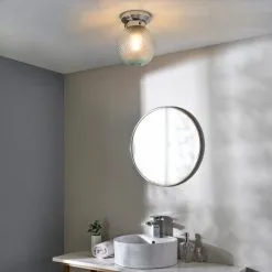 Dunelm Tropic Bathoom Faceted Sphere 1 Light Flush Ceiling Fitting 10 Dunelm Tropic Bathoom Faceted Sphere 1 Light Flush Ceiling Fitting -Dunelm Lights Sales 30789913 alt04