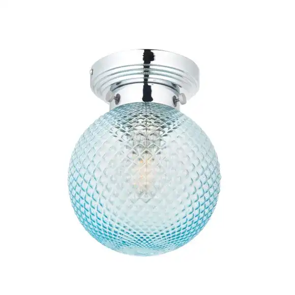 Dunelm Tropic Bathoom Faceted Sphere 1 Light Flush Ceiling Fitting 6 Dunelm Tropic Bathoom Faceted Sphere 1 Light Flush Ceiling Fitting - Image 6