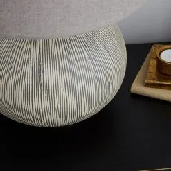 Dunelm Dahlia Scratched Resin Grey Table Lamp -Dunelm Lights Sales 30792138 alt02