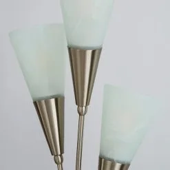 Dunelm Marble Glass Satin Nickel Floor Lamp -Dunelm Lights Sales 30792348 alt03