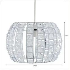 Dunelm West End Chrome Easy Fit Pendant -Dunelm Lights Sales 30792360 alt04