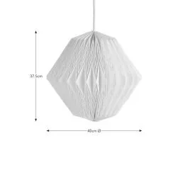 The Edited Life Origami Diamond Pendant 40cm -Dunelm Lights Sales 30796653 alt04