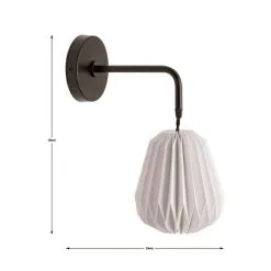 The Edited Life Origami Paper Wall Light -Dunelm Lights Sales 30796670 alt04