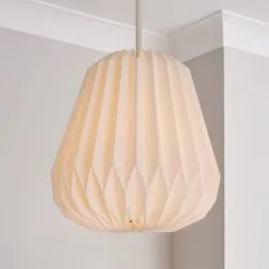 The Edited Life Origami Decagon Paper Pendant Small