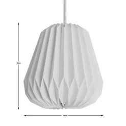 The Edited Life Origami Decagon Paper Pendant Small -Dunelm Lights Sales 30796674 alt04