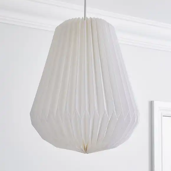 The Edited Life Origami Decagon Paper Pendant Large 2 The Edited Life Origami Decagon Paper Pendant Large - Image 2