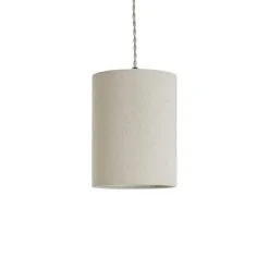 Dunelm Luna 15cm Cylinder Shade Natural -Dunelm Lights Sales 30796676 alt02