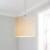 Dunelm Luna 20cm Drum Shade Natural -Dunelm Lights Sales 30796677