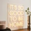 Dunelm Good To Be Home Neon Sign -Dunelm Lights Sales 30798581