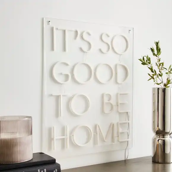 Dunelm Good To Be Home Neon Sign 2 Dunelm Good To Be Home Neon Sign - Image 2
