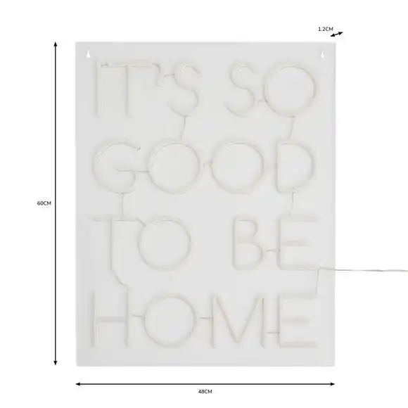 Dunelm Good To Be Home Neon Sign 6 Dunelm Good To Be Home Neon Sign - Image 6