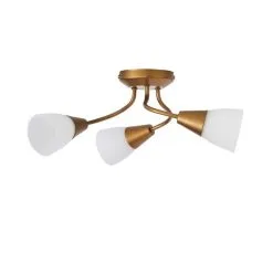 Dunelm Ordway Frosted 3 Light Ceiling Fitting -Dunelm Lights Sales 30798582 alt04
