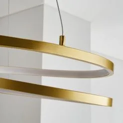 Dunelm Menton Integrated LED Swirl Ceiling Fitting -Dunelm Lights Sales 30798594 alt02