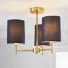 Dunelm Prescot 3 Light Ceiling Fitting -Dunelm Lights Sales 30798601
