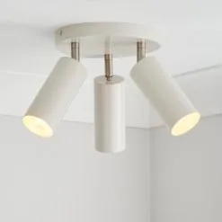 Dunelm Leila 3 Light Semi Flush Ceiling Fitting
