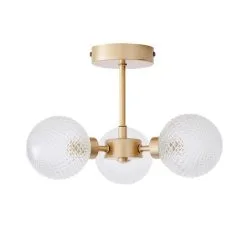 Dunelm Elodie 3 Light Semi Flush Ceiling Fitting 10 Dunelm Elodie 3 Light Semi Flush Ceiling Fitting -Dunelm Lights Sales 30798647 alt04