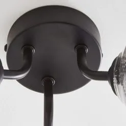 Dunelm Lenny 3 Light Semi Flush Ceiling Fitting -Dunelm Lights Sales 30798648 alt03