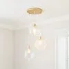 Dunelm Elodie Clear 3 Light Cluster Ceiling Fitting -Dunelm Lights Sales 30798658