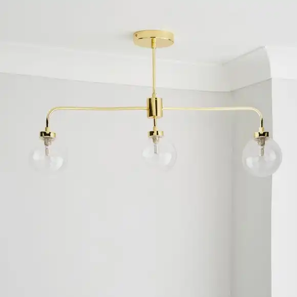 Dunelm Tanner 3 Light Bar Ceiling Fitting 2 Dunelm Tanner 3 Light Bar Ceiling Fitting - Image 2