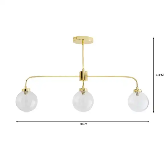 Dunelm Tanner 3 Light Bar Ceiling Fitting 6 Dunelm Tanner 3 Light Bar Ceiling Fitting - Image 6