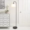 Dunelm Palazzo Black Frosted Floor Lamp -Dunelm Lights Sales 30798676