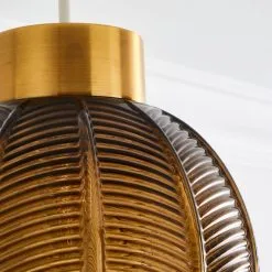 Dunelm Colleen Glass Easy Fit Pendant 9 Dunelm Colleen Glass Easy Fit Pendant -Dunelm Lights Sales 30799218 alt03