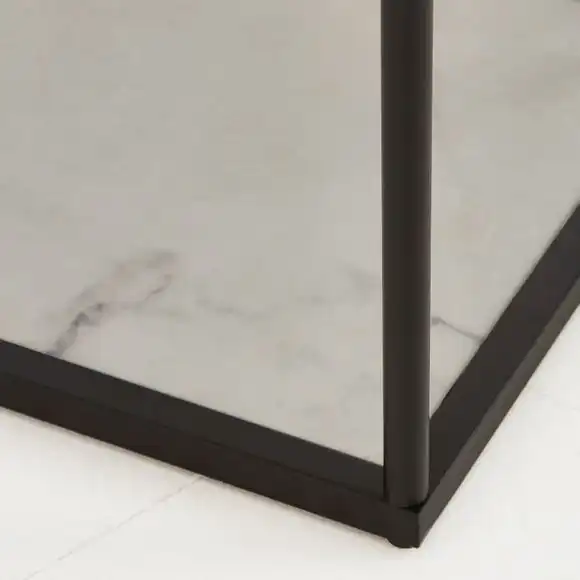 Dunelm Aiko Midi Shelved Floor Lamp Black And Faux Marble 4 Dunelm Aiko Midi Shelved Floor Lamp Black And Faux Marble - Image 4