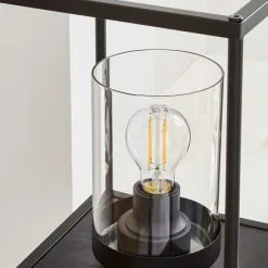 Dunelm Cole Midi Shelved Floor Lamp Black -Dunelm Lights Sales 30802423 alt02