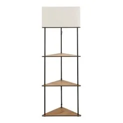 Elements Element Sunds Corner Shelved Floor Lamp Light Wood 9 Elements Element Sunds Corner Shelved Floor Lamp Light Wood -Dunelm Lights Sales 30802425 alt04