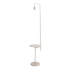Dunelm Aubrey Exposed Bulb Floor Lamp With Table Grey -Dunelm Lights Sales 30802435 alt04