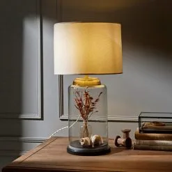 Natural History Museum Table Lamp Clear And Brass