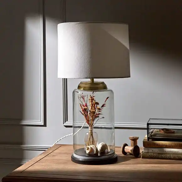 Natural History Museum Table Lamp Clear And Brass 2 Natural History Museum Table Lamp Clear And Brass - Image 2