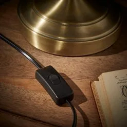 Natural History Museum Banker Desk Lamp Brass -Dunelm Lights Sales 30803337 alt03