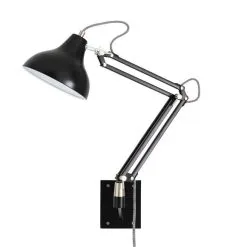 Dunelm Archibald Articulated Black Wall Light -Dunelm Lights Sales 30803338 alt02
