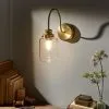 Natural History Museum Wall Light Clear And Brass -Dunelm Lights Sales 30803341