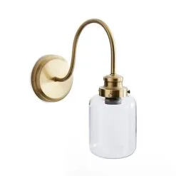 Natural History Museum Wall Light Clear And Brass -Dunelm Lights Sales 30803341 alt03