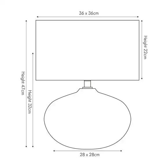Pacific Lifestyle Cassius Table Lamp 4 Pacific Lifestyle Cassius Table Lamp - Image 4