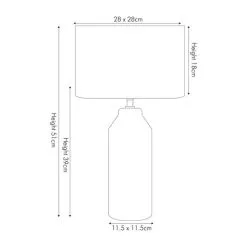 Pacific Lifestyle Bethan Table Lamp -Dunelm Lights Sales 30803547 alt04