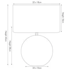 Pacific Lifestyle Mabel Table Lamp 7 Pacific Lifestyle Mabel Table Lamp -Dunelm Lights Sales 30804332 alt03