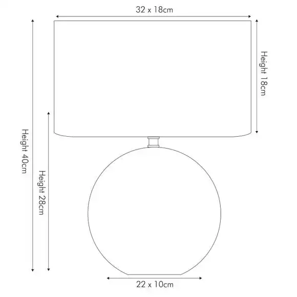 Pacific Lifestyle Mabel Table Lamp 4 Pacific Lifestyle Mabel Table Lamp - Image 4