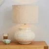 Dunelm Zeeburg Urchin Ceramic Cream Table Lamp -Dunelm Lights Sales 30808827