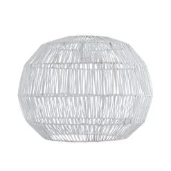 Dunelm Wicker Woven Easy Fit Pendant White 8 Dunelm Wicker Woven Easy Fit Pendant White -Dunelm Lights Sales 30808830 alt05