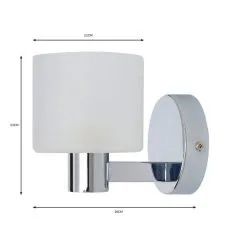 Dunelm Erin Frosted Wall Light -Dunelm Lights Sales 30818154 alt05