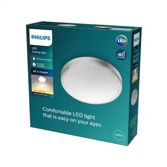 Philips Balance Integrated LED Bathroom Ceiling Light 1 Philips Balance Integrated LED Bathroom Ceiling Light