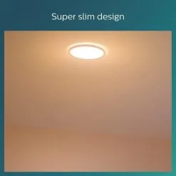 Philips Superslim Integrated LED Ceiling Light, Warm White -Dunelm Lights Sales 30838286 alt05