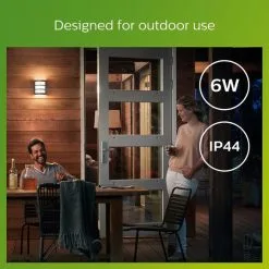 Philips Python Integrated LED Outdoor Wall Light, Warm White 11 Philips Python Integrated LED Outdoor Wall Light, Warm White -Dunelm Lights Sales 30838312 alt05